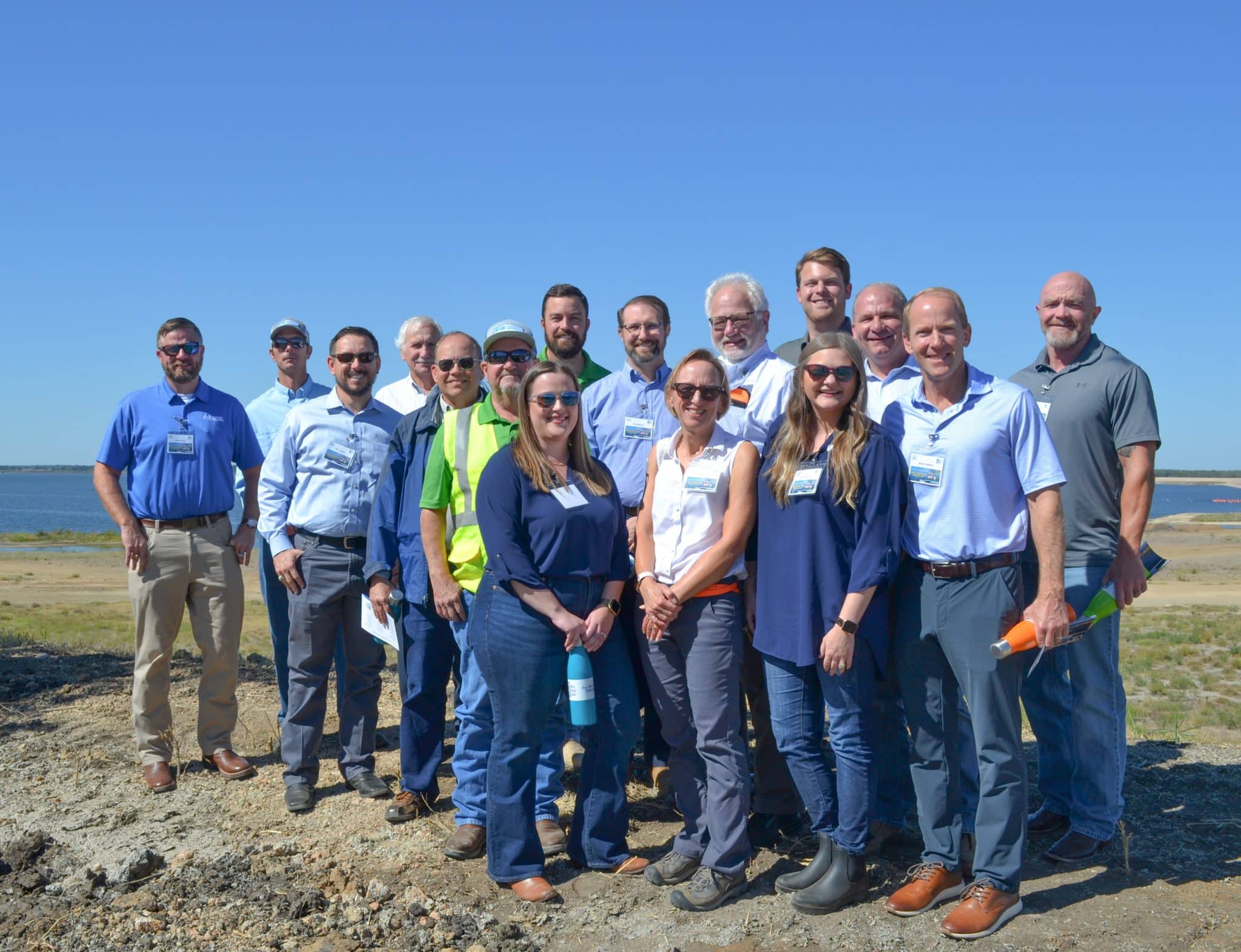 Celebrating Bois D'arc Lake Dam Construction Completion With Ntmwd 