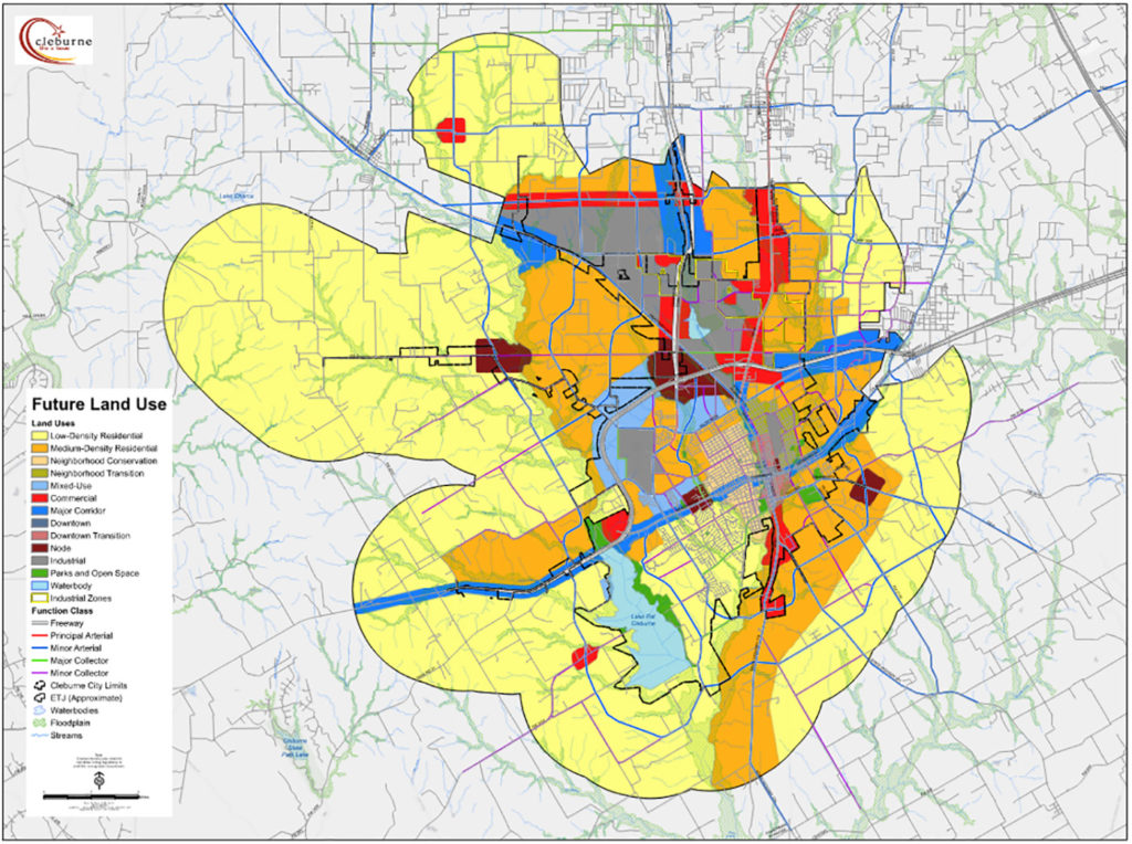 Innovation Cleburne Zoning Ordinance And Future Land Use Plan Freese And Nichols 5340