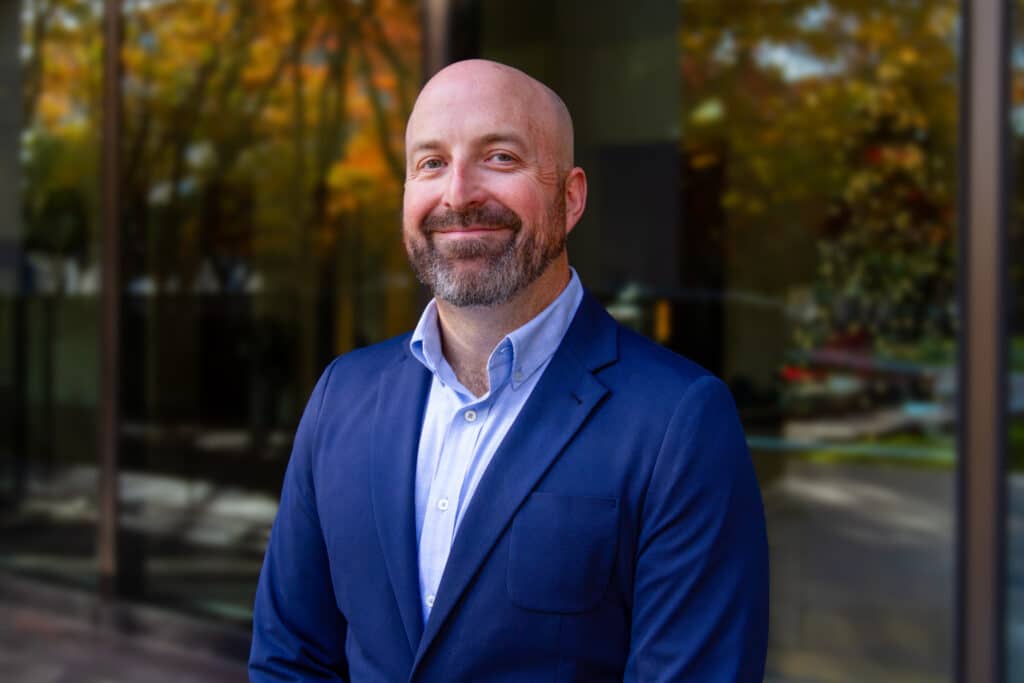 Portrait of Texas Department of Transportation (TxDOT) Construction Engineering and Inspection (CEI) Project Manager Justin Nipp